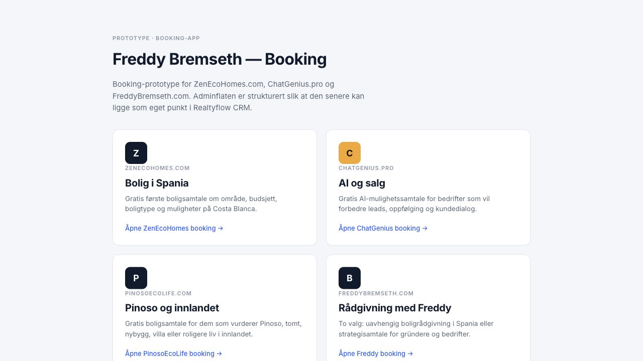 Skjermbilde av Appointment appen